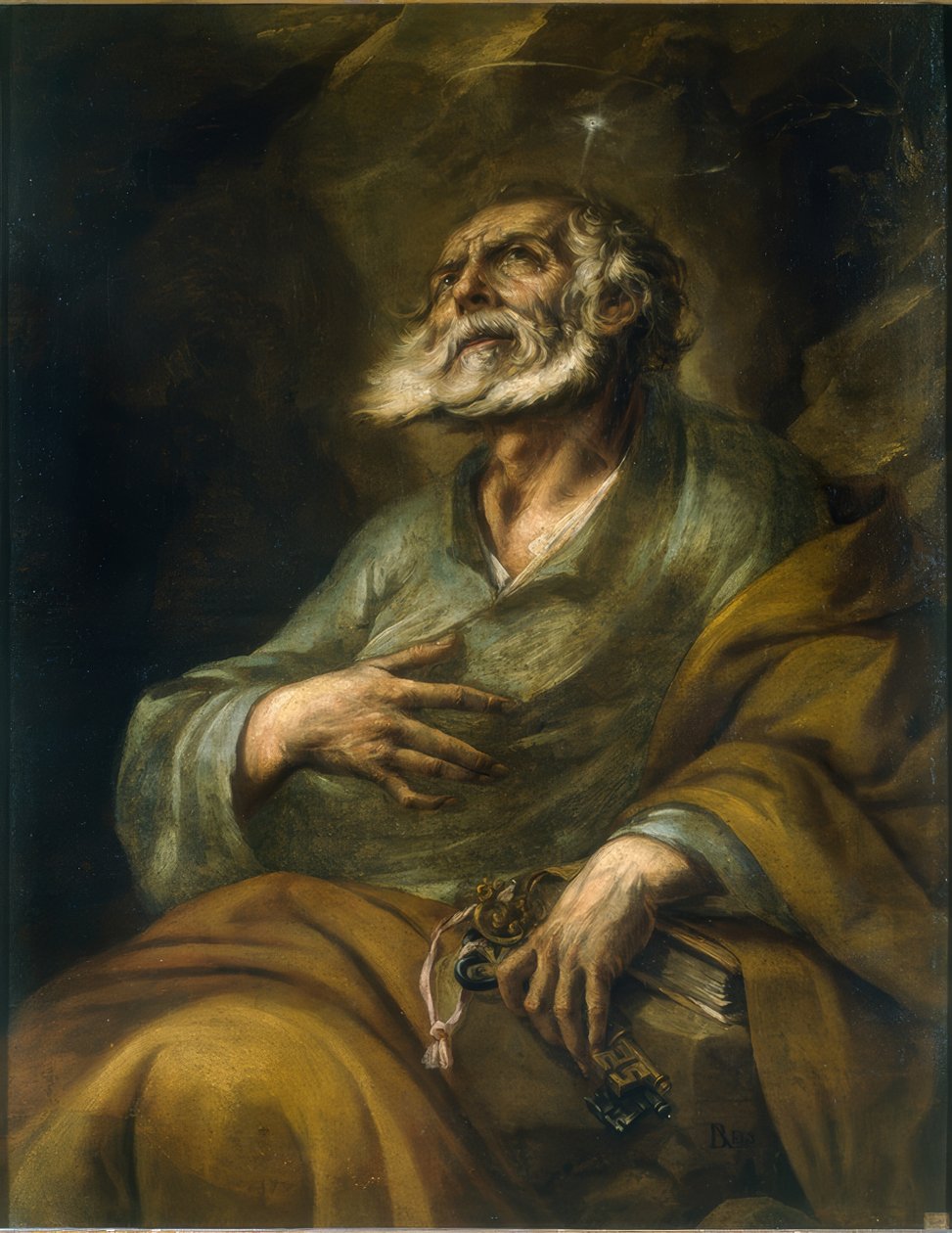 The Penitent Peter by Juan de Valdes Leal
