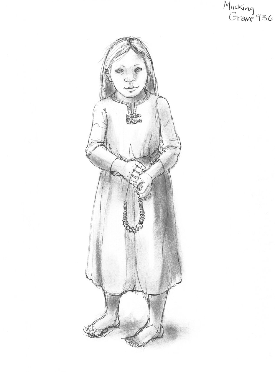 Anglo-Saxon Girl by Judith Dobie