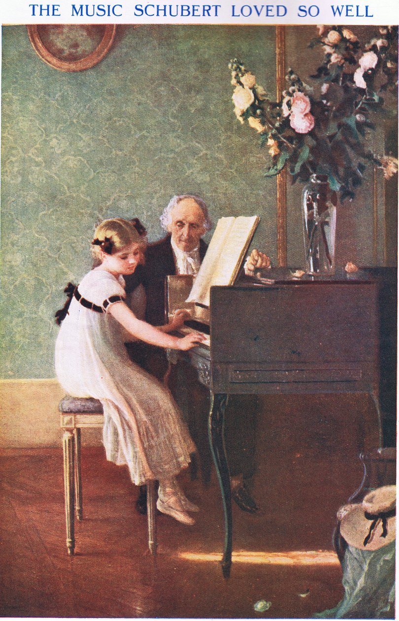 The music Schubert loved so well by Jules Alexis Muenier