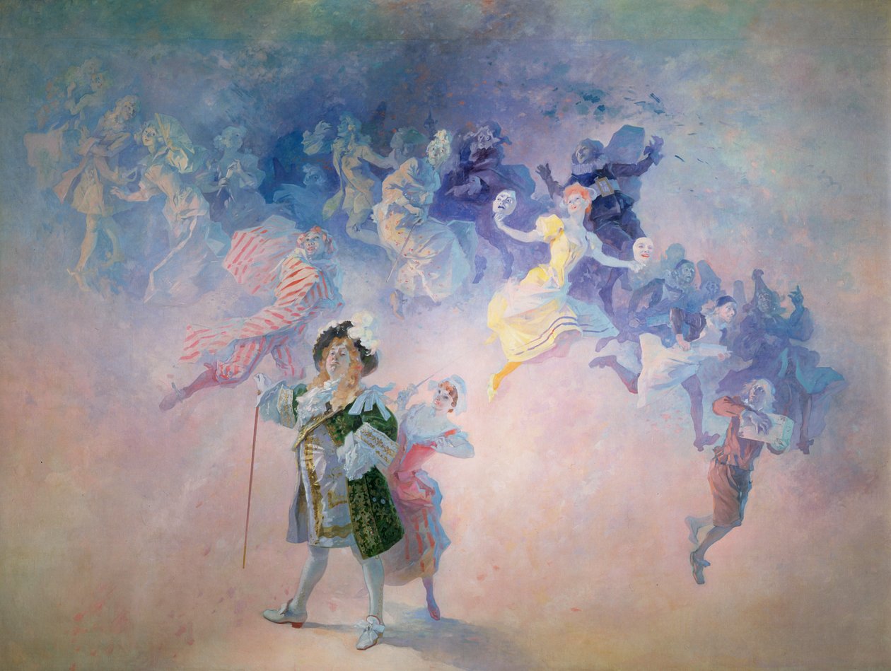 Comedy, from the Salon Cheret by Jules Cheret