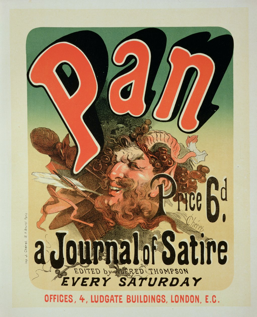 Reproduction of a poster advertising 