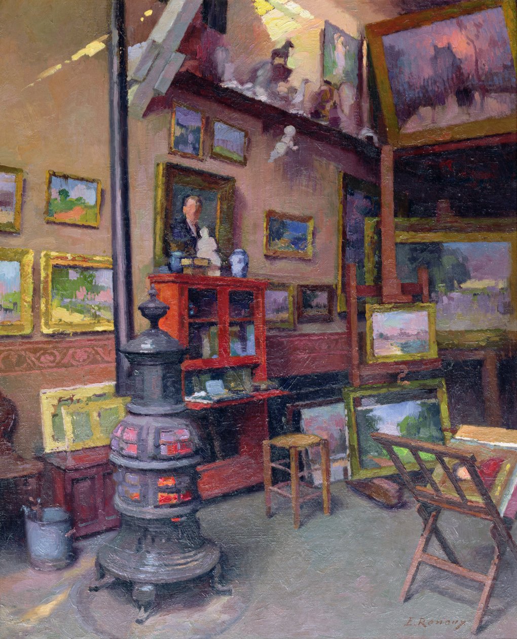 The Studio 50, rue Saint-Didier by Jules Ernest Renoux