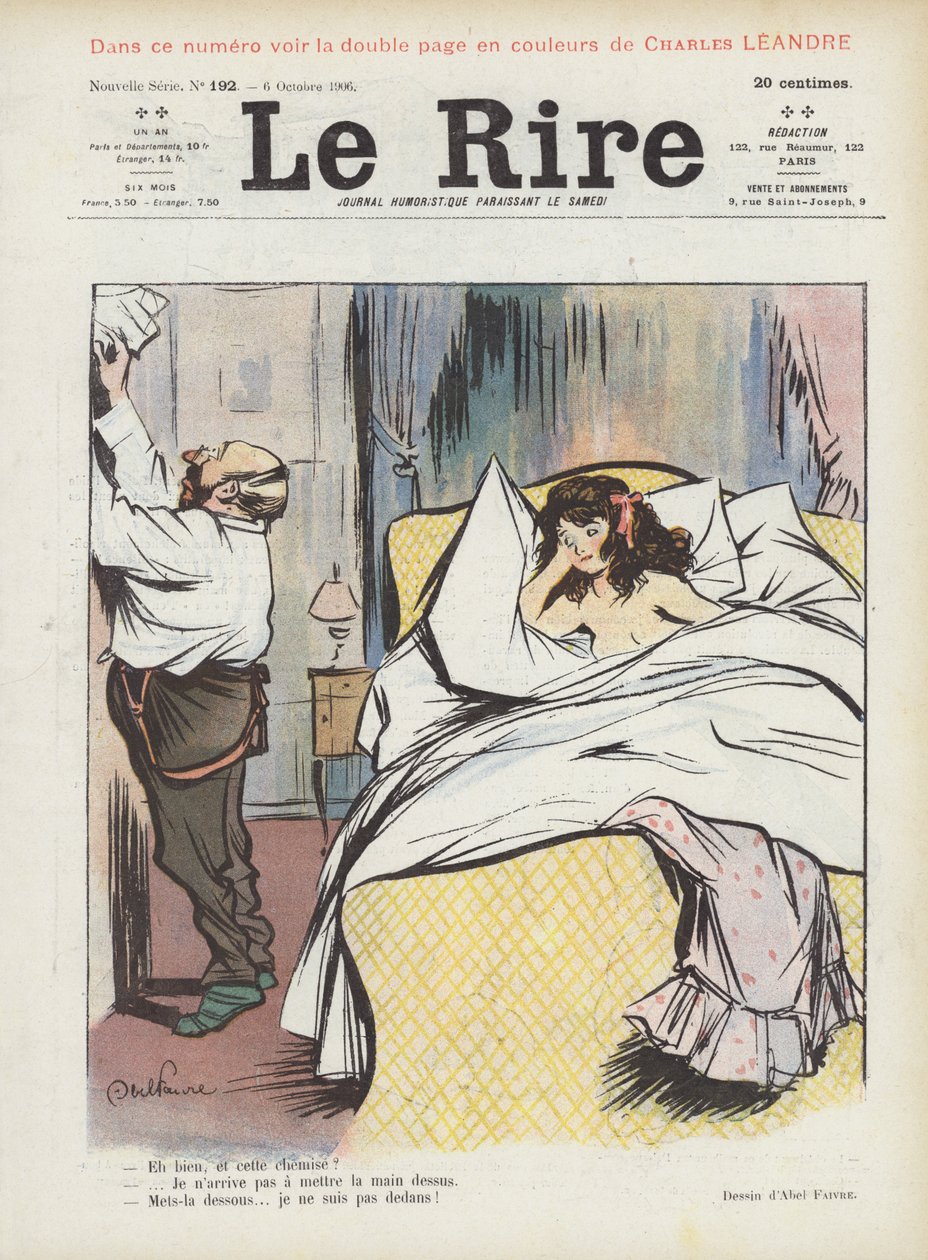 Illustration for Le Rire by Jules Abel Faivre