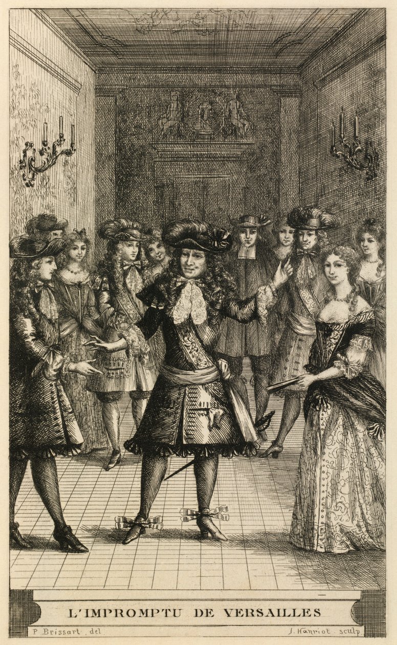 Scene from The Impromptu of Versailles by Jules Armand Hanriot