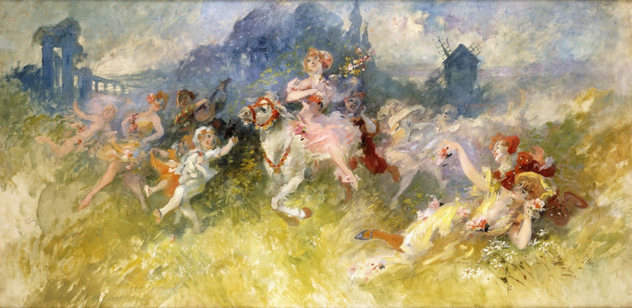 A Fete Champetre by Jules Cheret