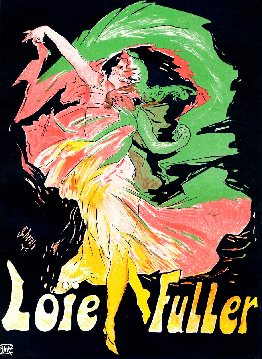 Loïe Fuller Poster, 1897 by Jules Cheret
