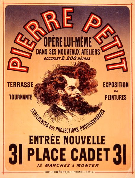 Poster advertising Pierre Petit