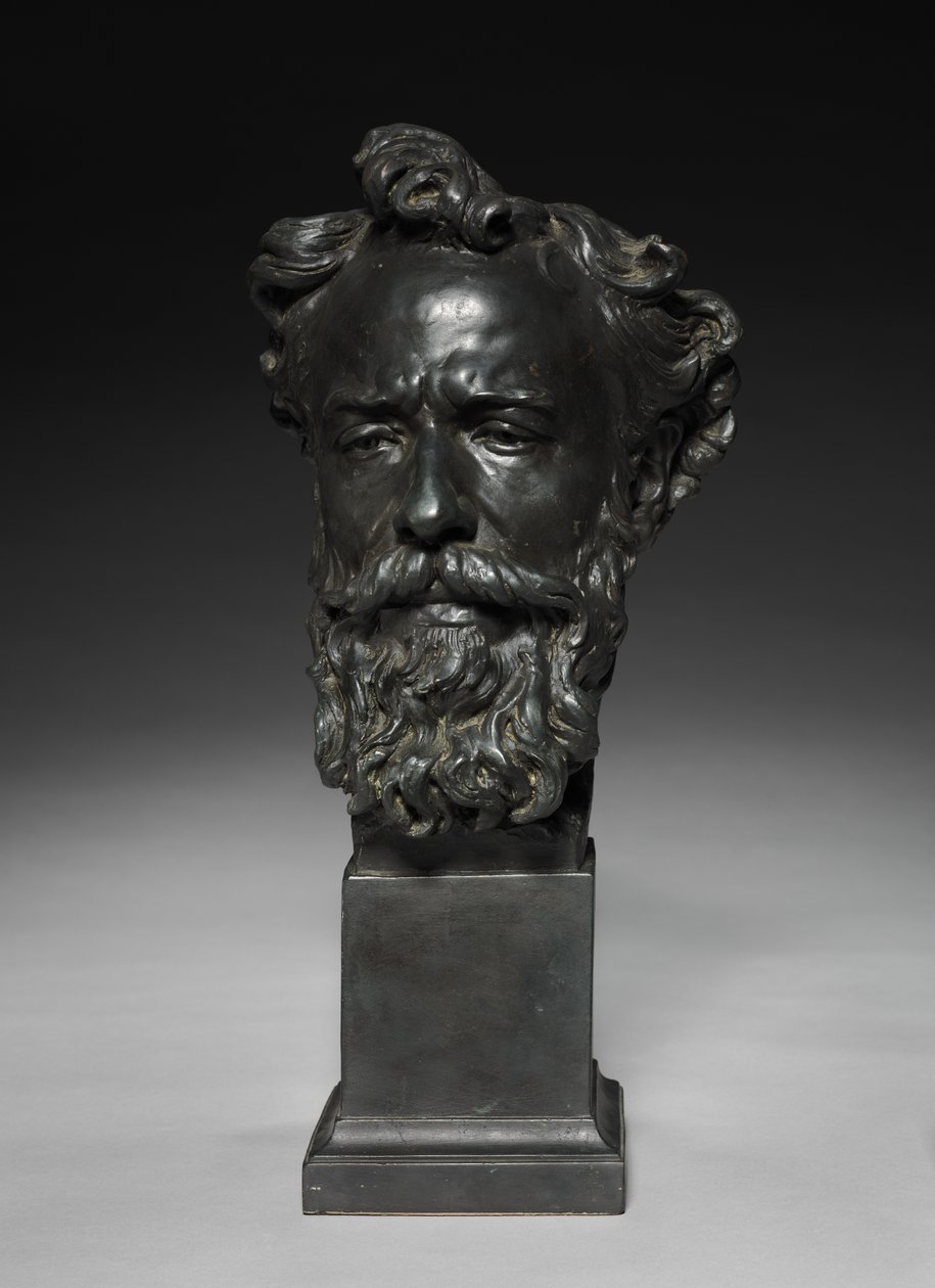 Head of Alphonse Legros by Jules Dalou