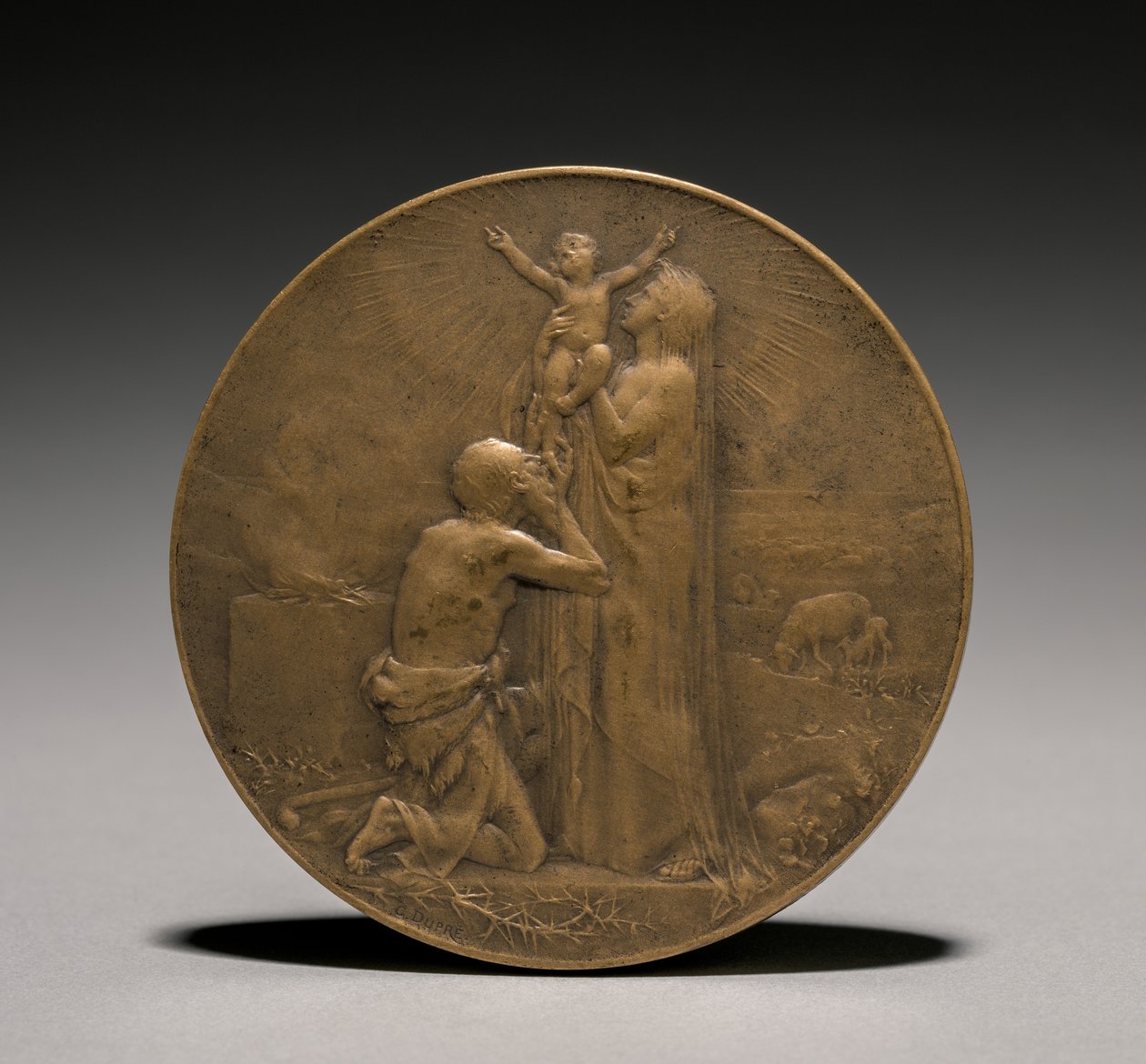 Medal Obverse by Jules Dupré