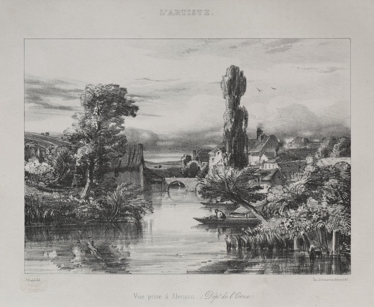 View near Alençon by Jules Dupré
