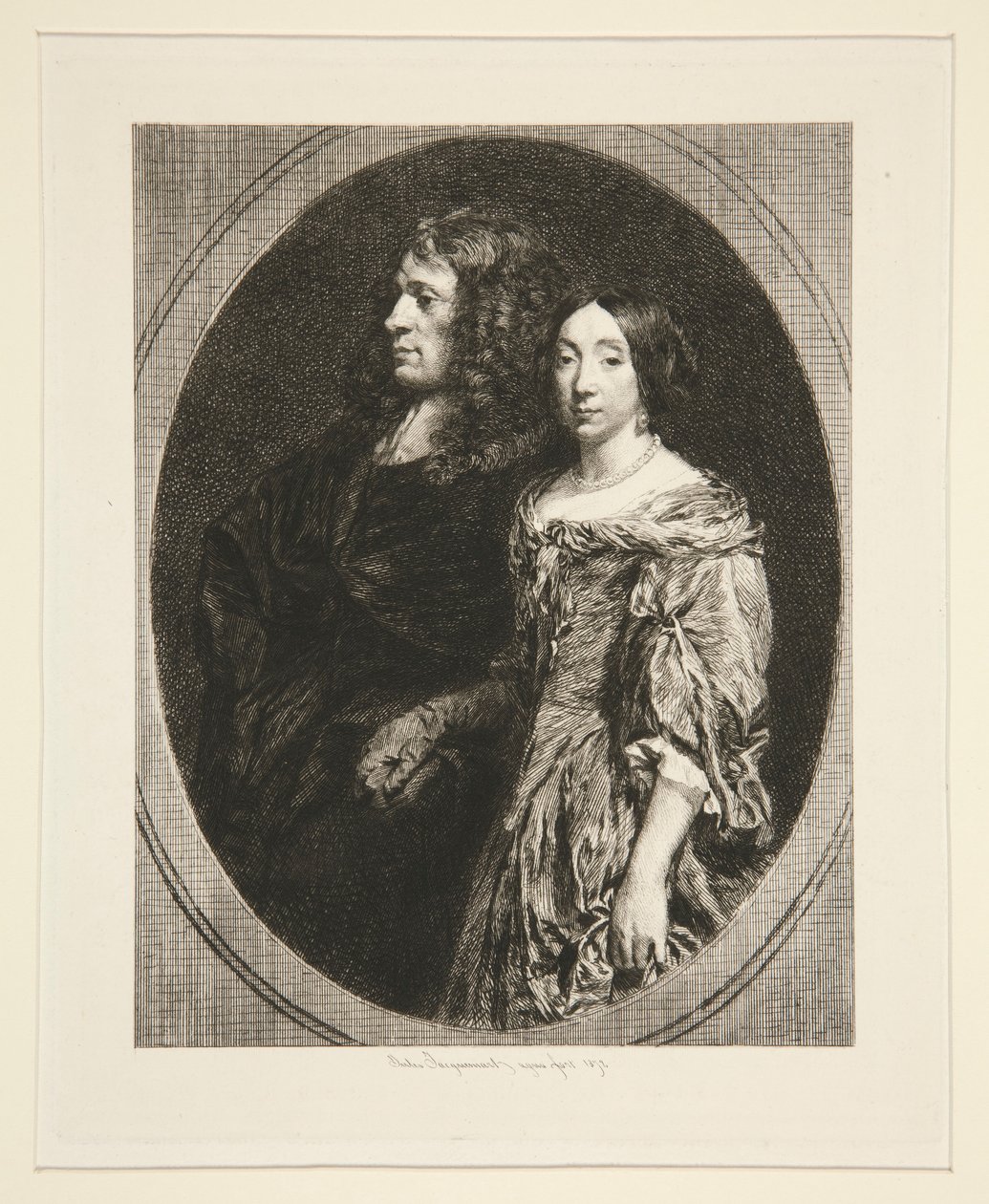 Burgomaster and Wife by Jules Ferdinand Jacquemart