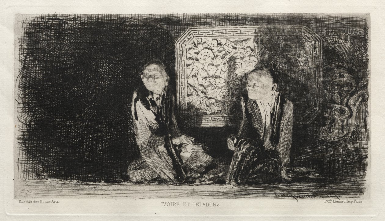 Ivory and Celadon, 1872 by Jules Ferdinand Jacquemart