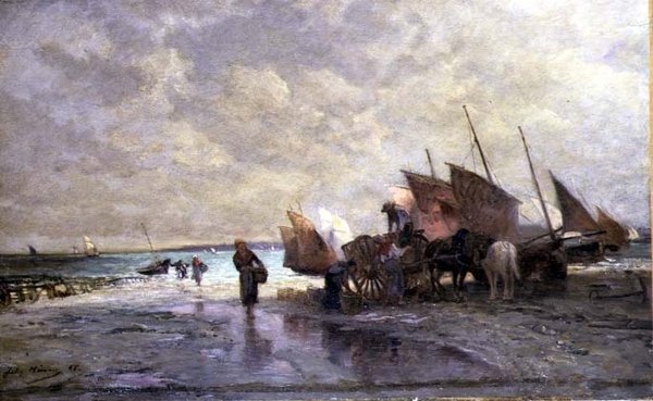 Shipping Scene by Jules Haienv