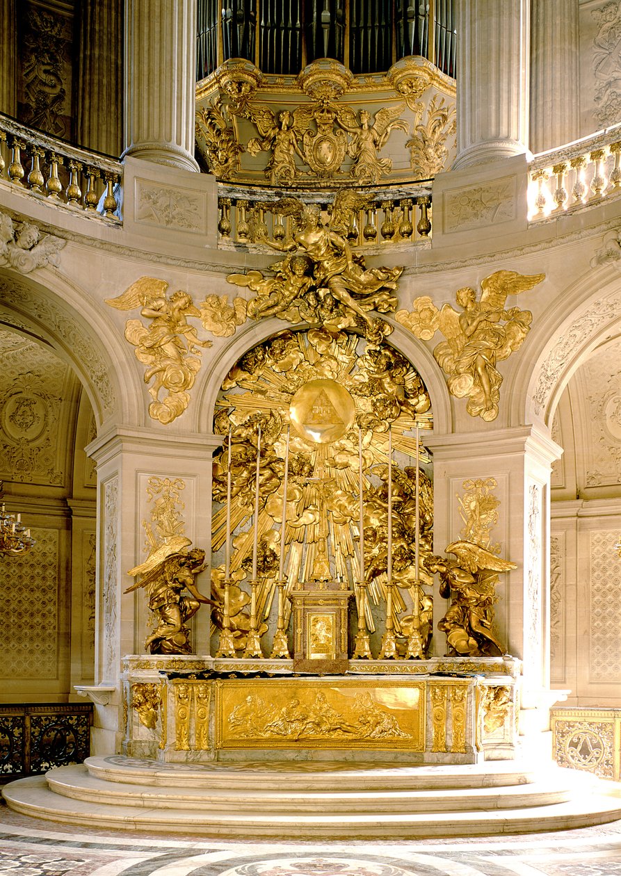The Altar in the Royal Chapel by Jules Hardouin Mansart