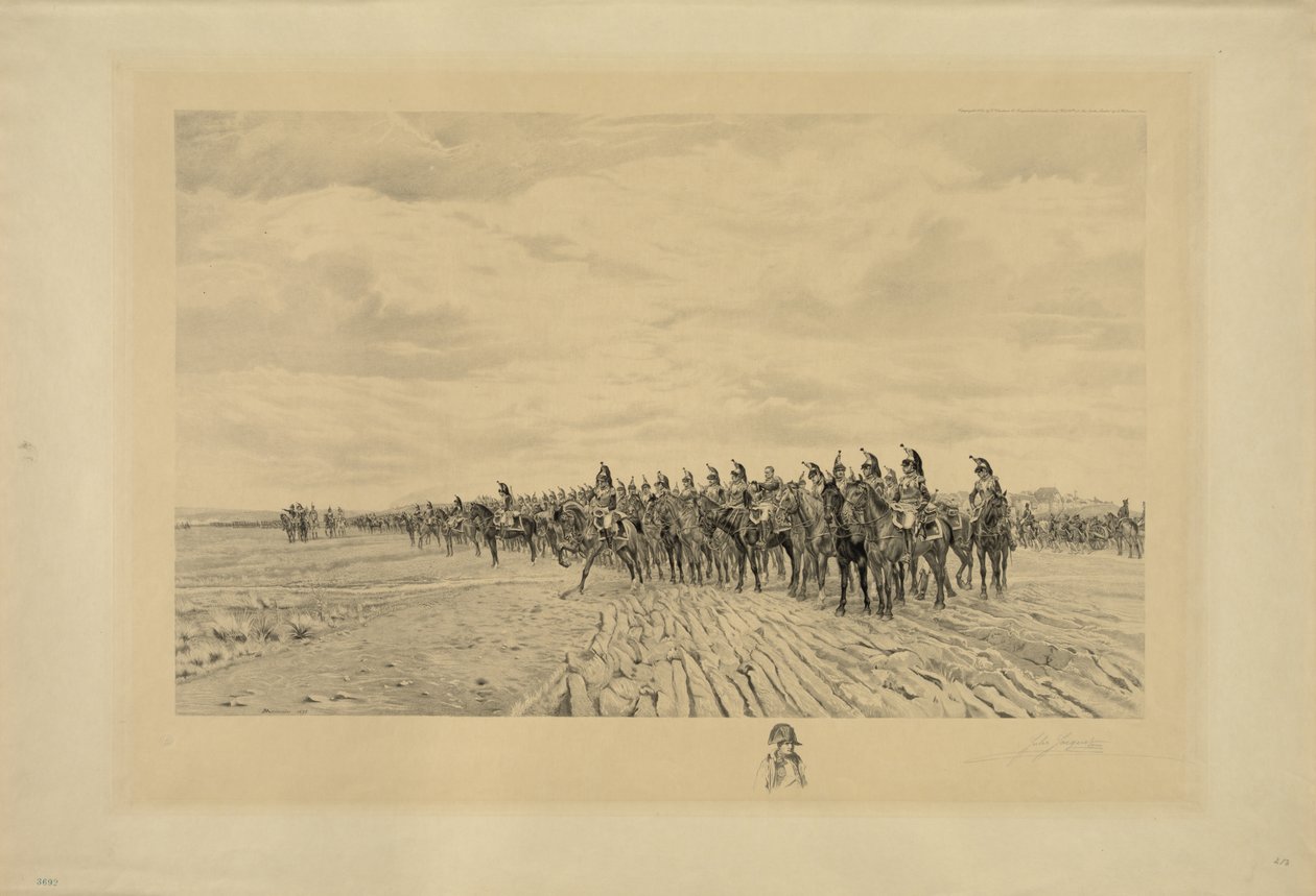Napoleon Bonaparte at Austerlitz by Jules Jacquet
