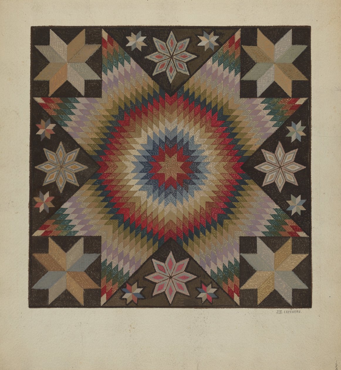 Hooked Rug by Jules Lefevere