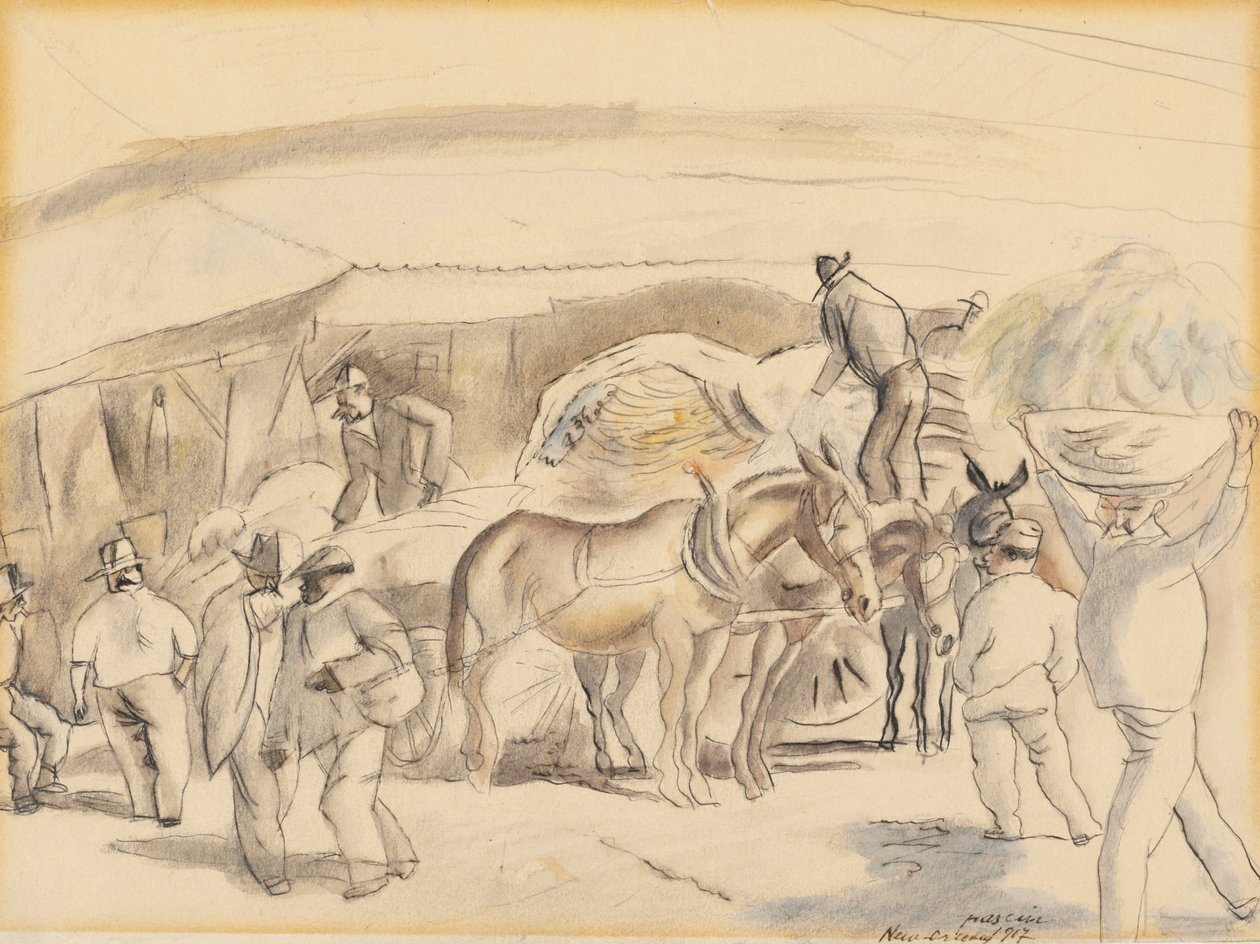 Harvesters by Jules Pascin