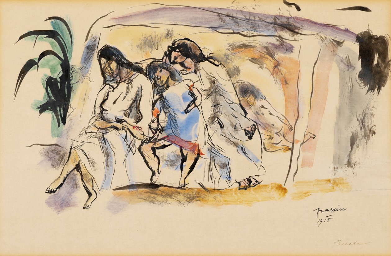 Siesta by Jules Pascin
