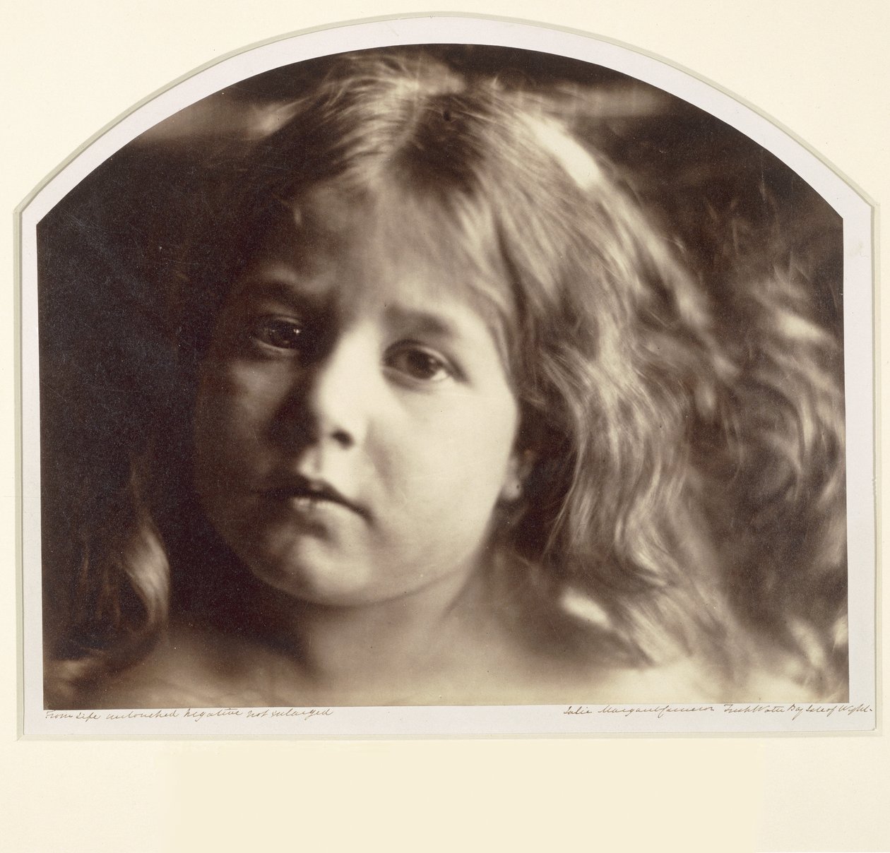 Portrait of a Young Girl by Julia Margaret Cameron