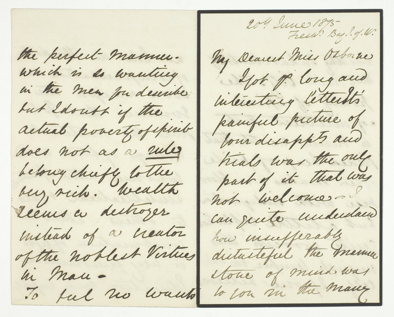 Autograph Letter by Julia Margaret Cameron