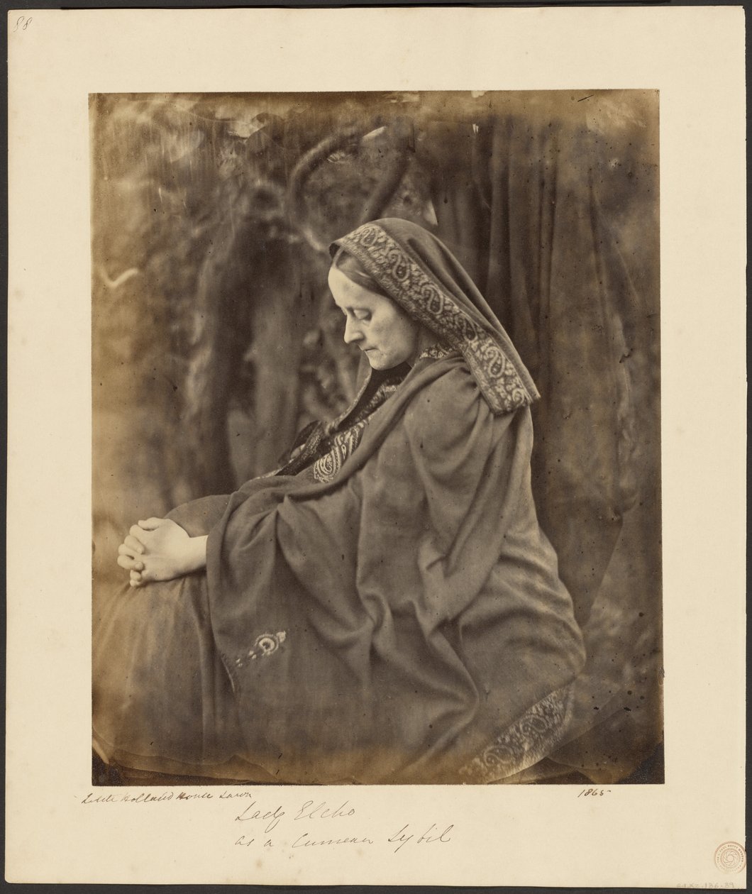 Lady Elcho as a Cumean Sybil by Julia Margaret Cameron
