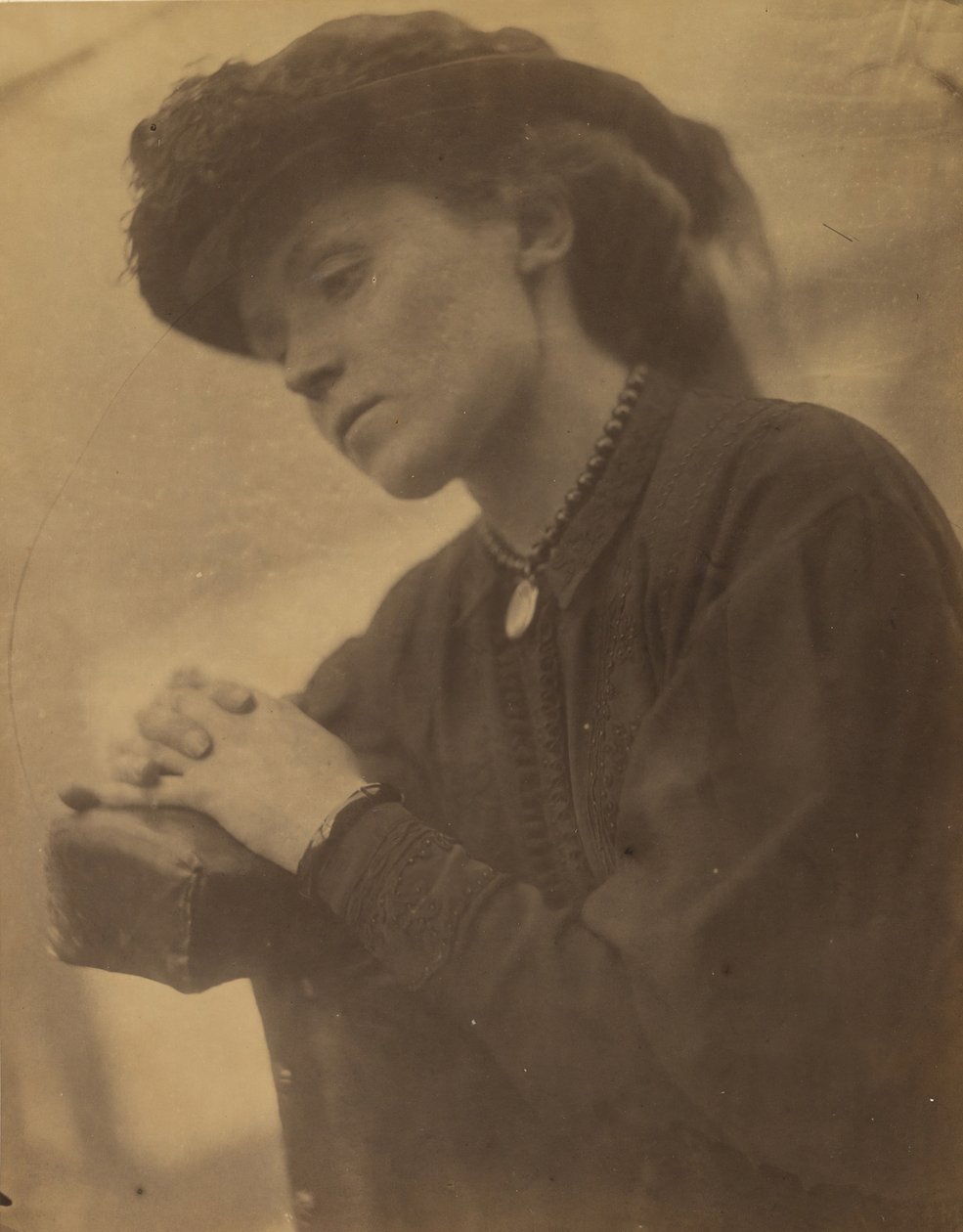Minnie Thackeray, 1865 by Julia Margaret Cameron