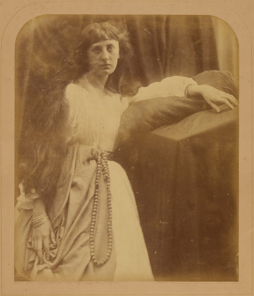 Pre-Raphaelite Study by Julia Margaret Cameron