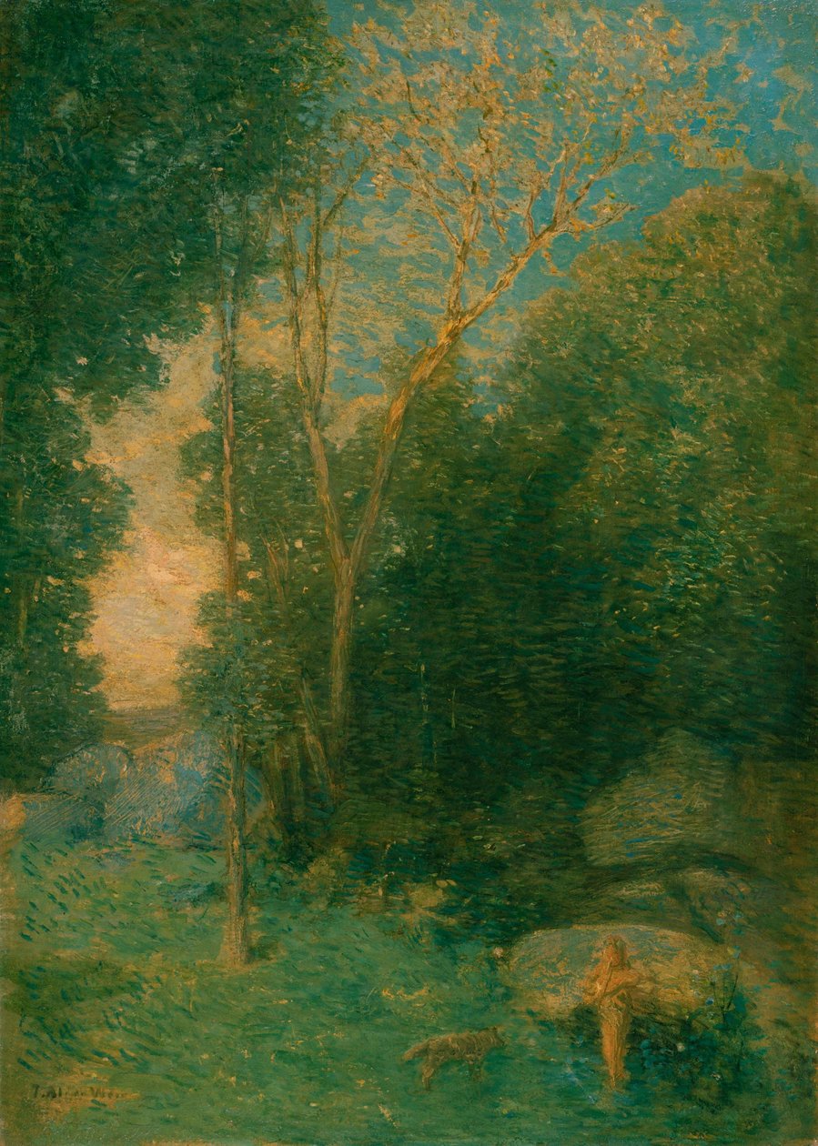 Pan and the Wolf by Julian Alden Weir