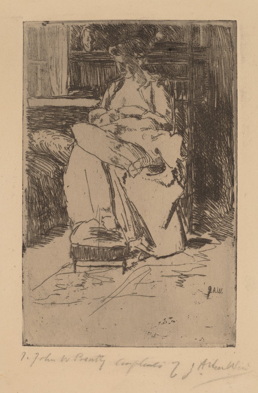 Mother and Child by Julian Alden Weir