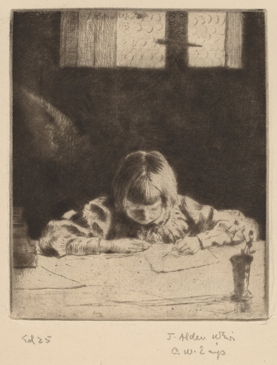 The Little Student by Julian Alden Weir