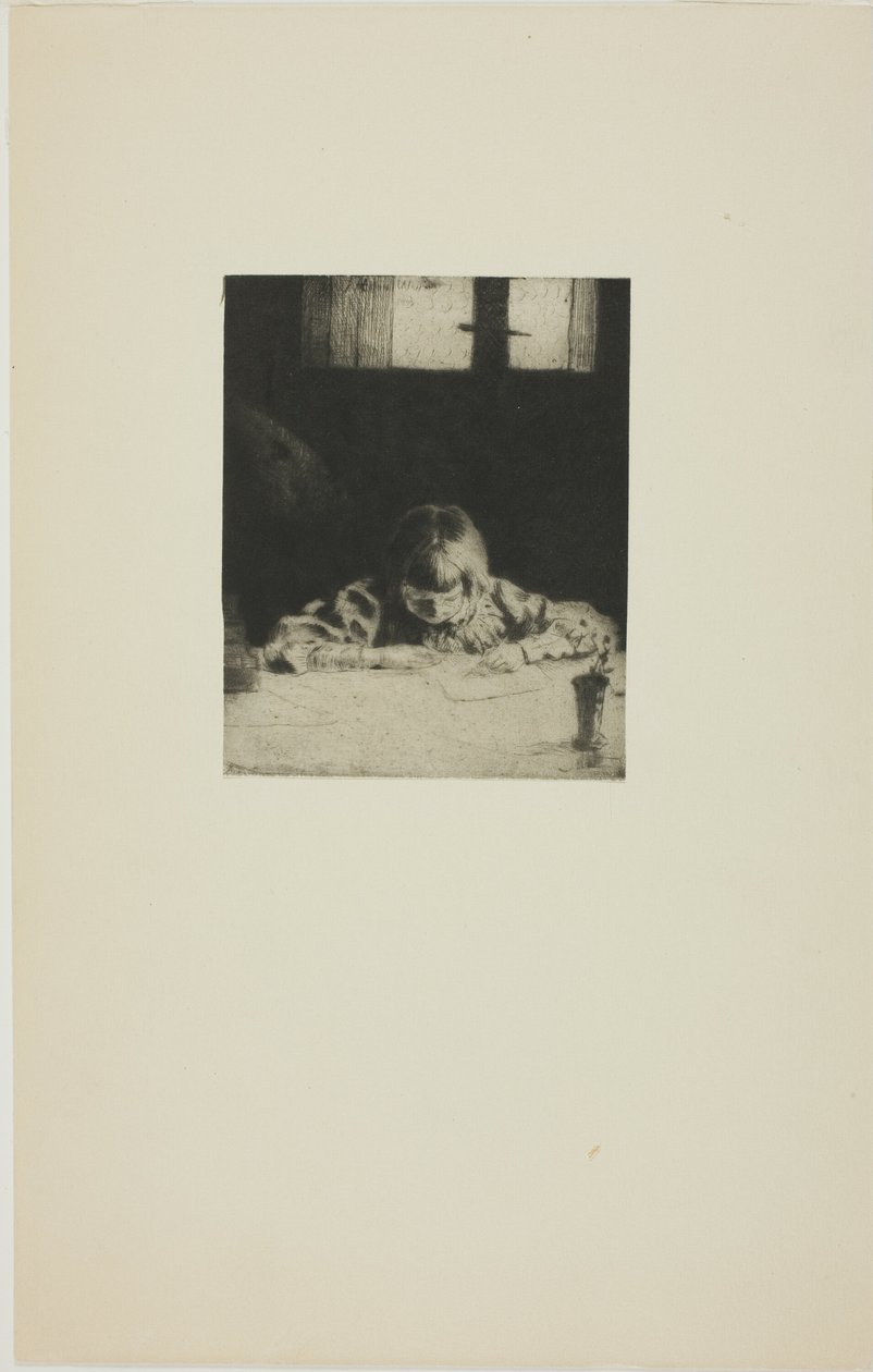 The Little Student by Julian Alden Weir