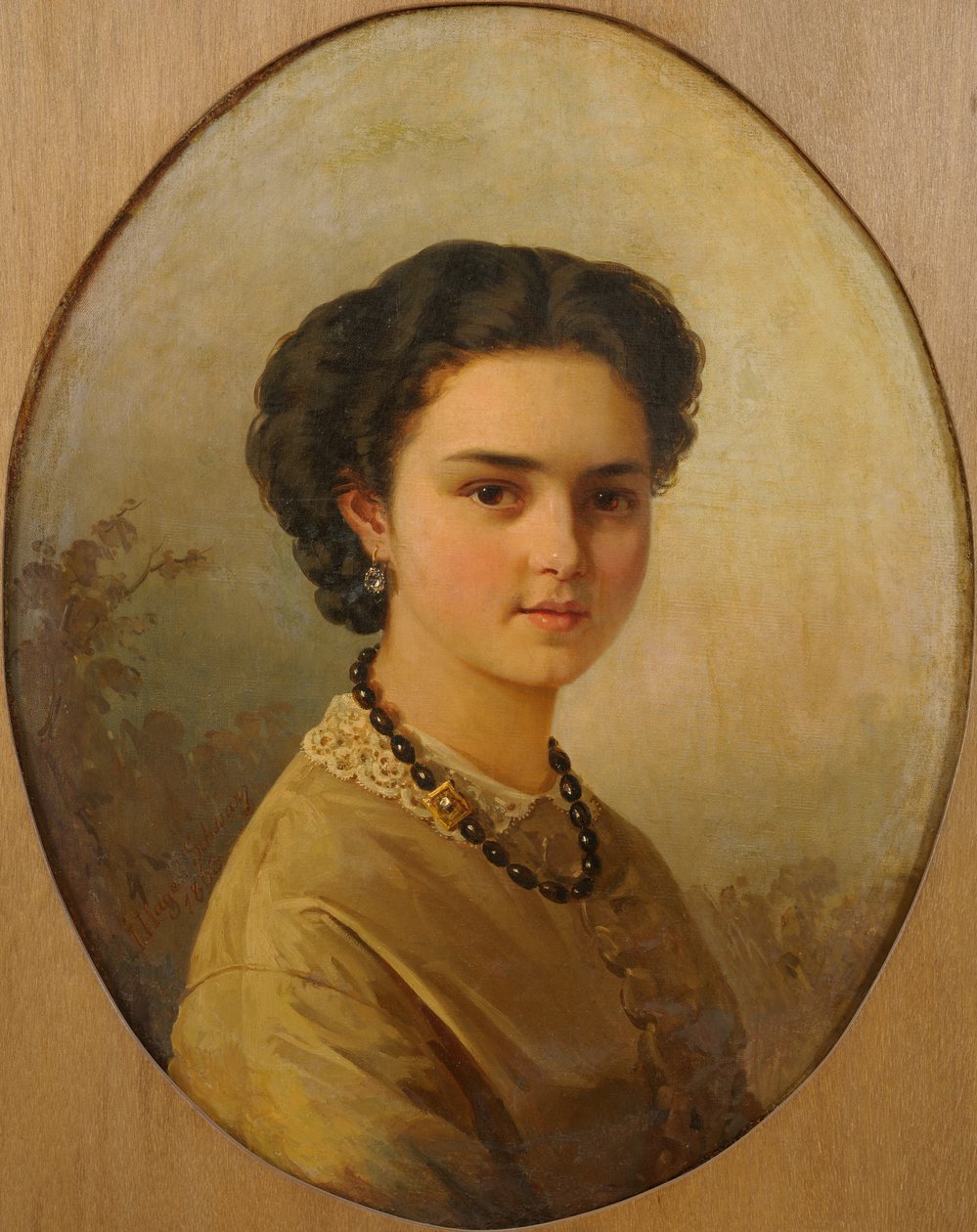 Portrait of a Lady by Julie Wilhelmine Hagen Schwarz