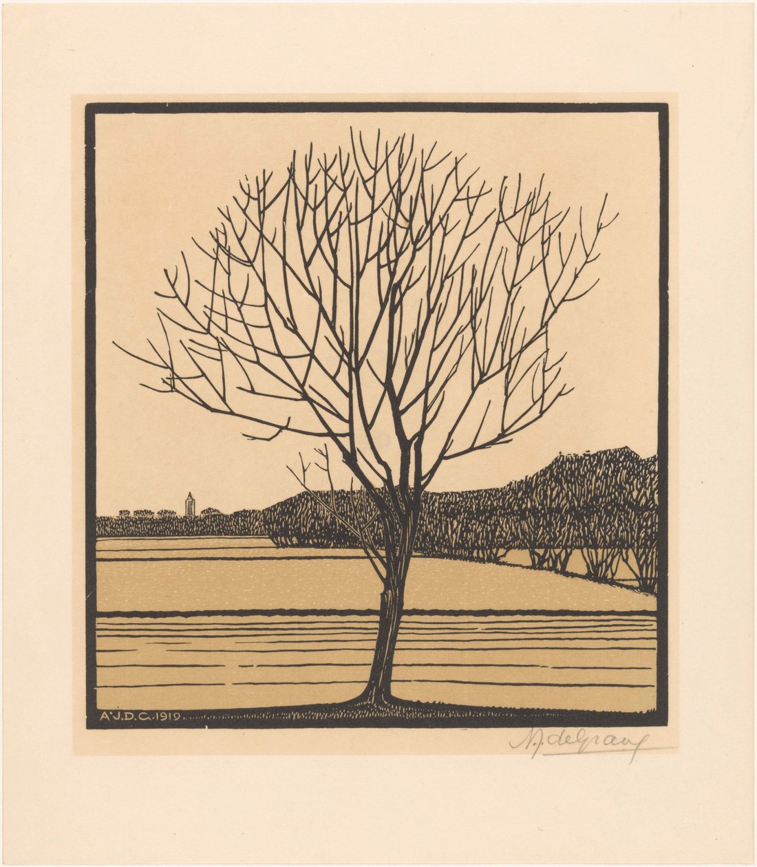 Bare Tree by Julie de Graag (signed by artist)