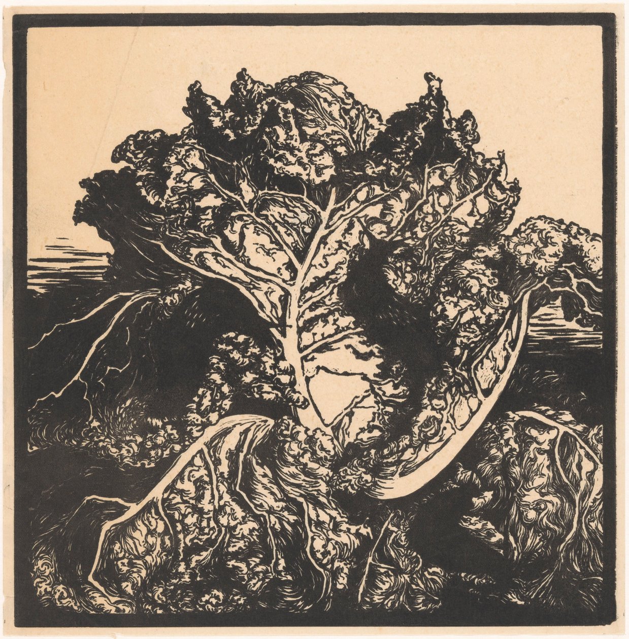 Three Slugs on a Cabbage by Julie de Graag