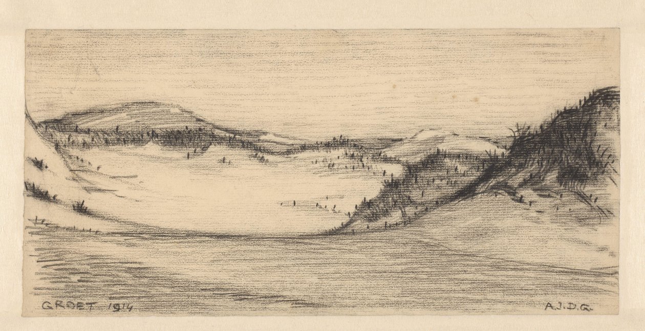 Dune Landscape near Groet by Julie de Graag