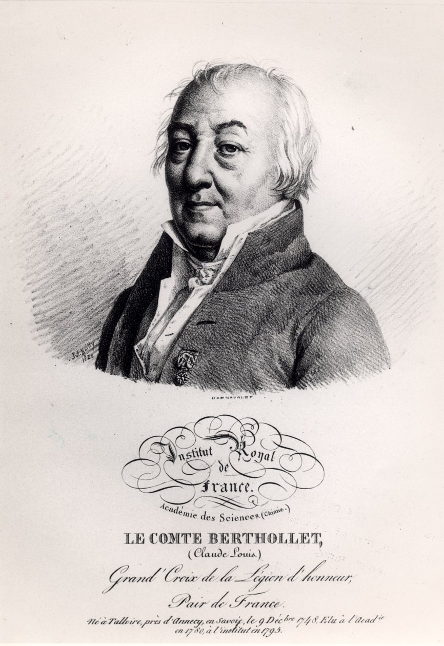 Count Claude Louis Berthollet by Julien Leopold Boilly