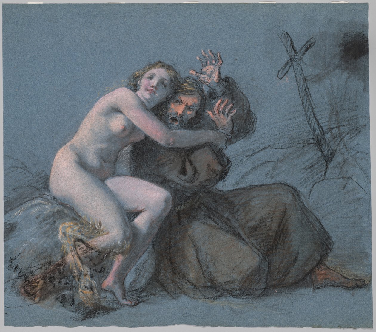 The Temptation of St. Anthony by Julien Leopold Boilly