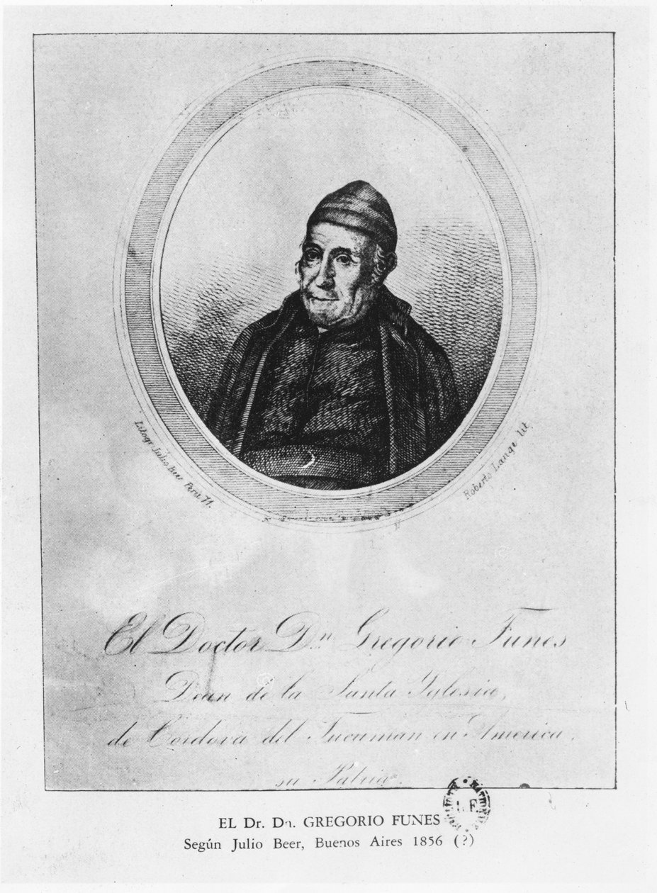 Gregorio Funes by Julio Beer