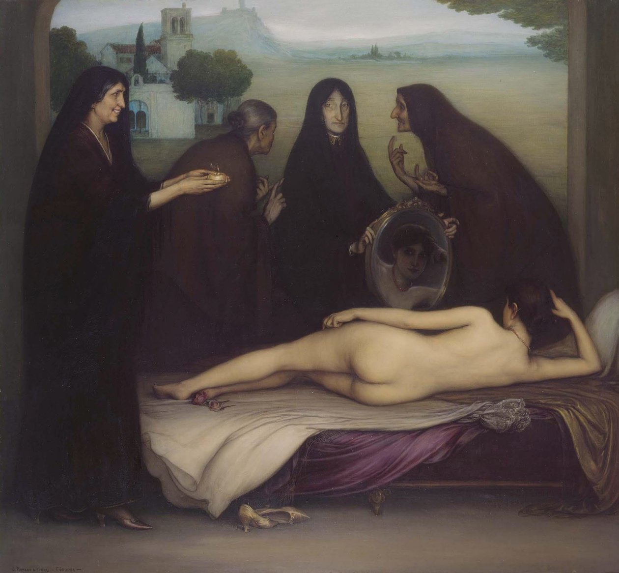 The Sin by Julio Romero de Torres