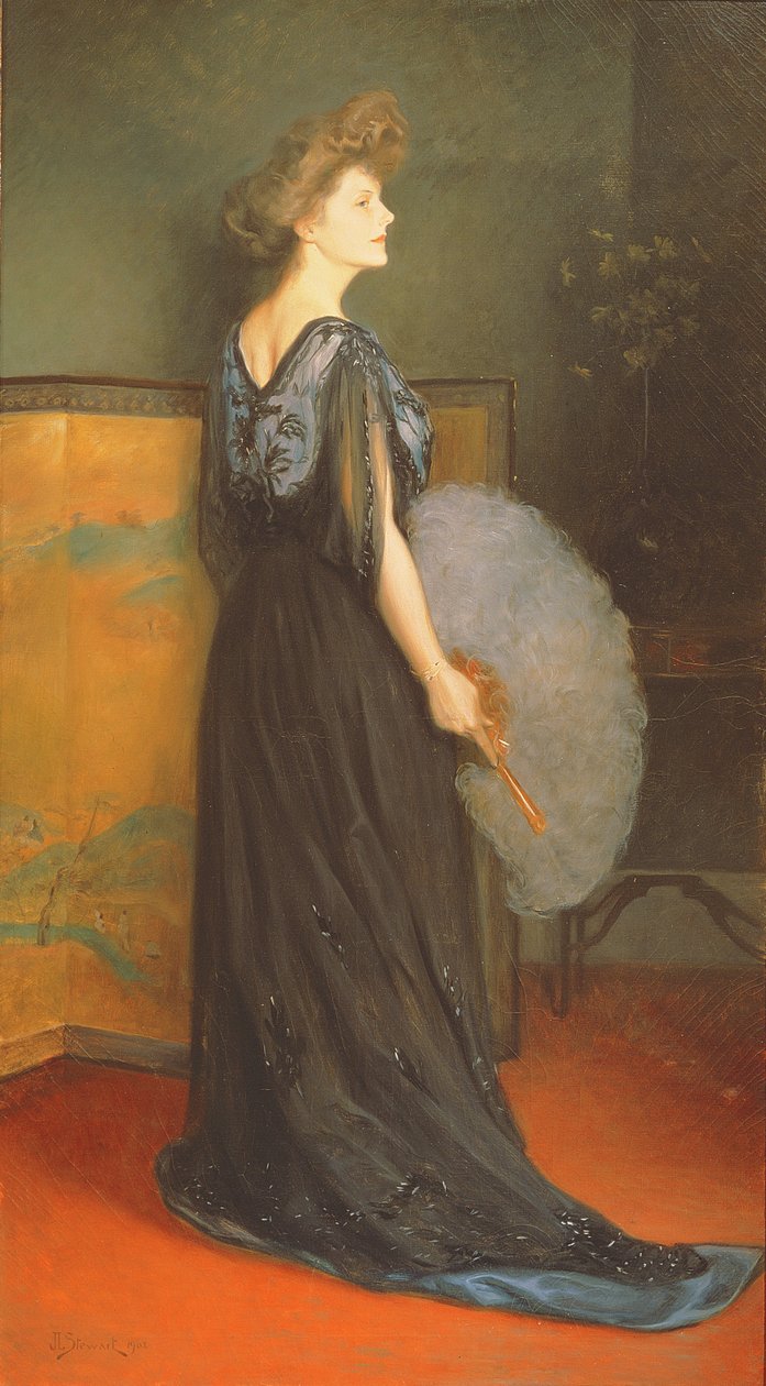 Portrait of Mrs Francis Stanton Blake by Julius Leblanc Stewart