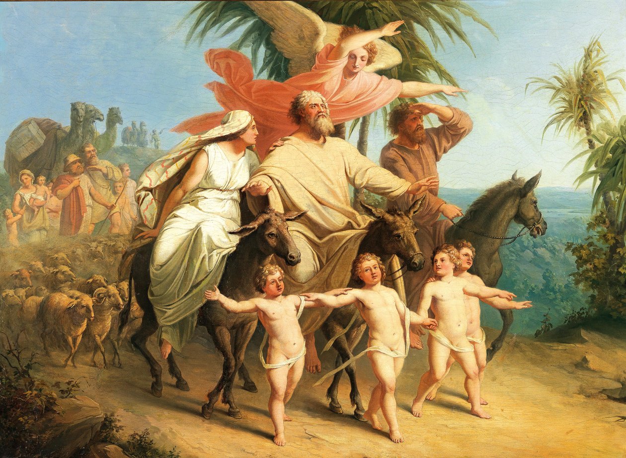 Abraham Sees the Promised Land by Julius Schnorr von Carolsfeld