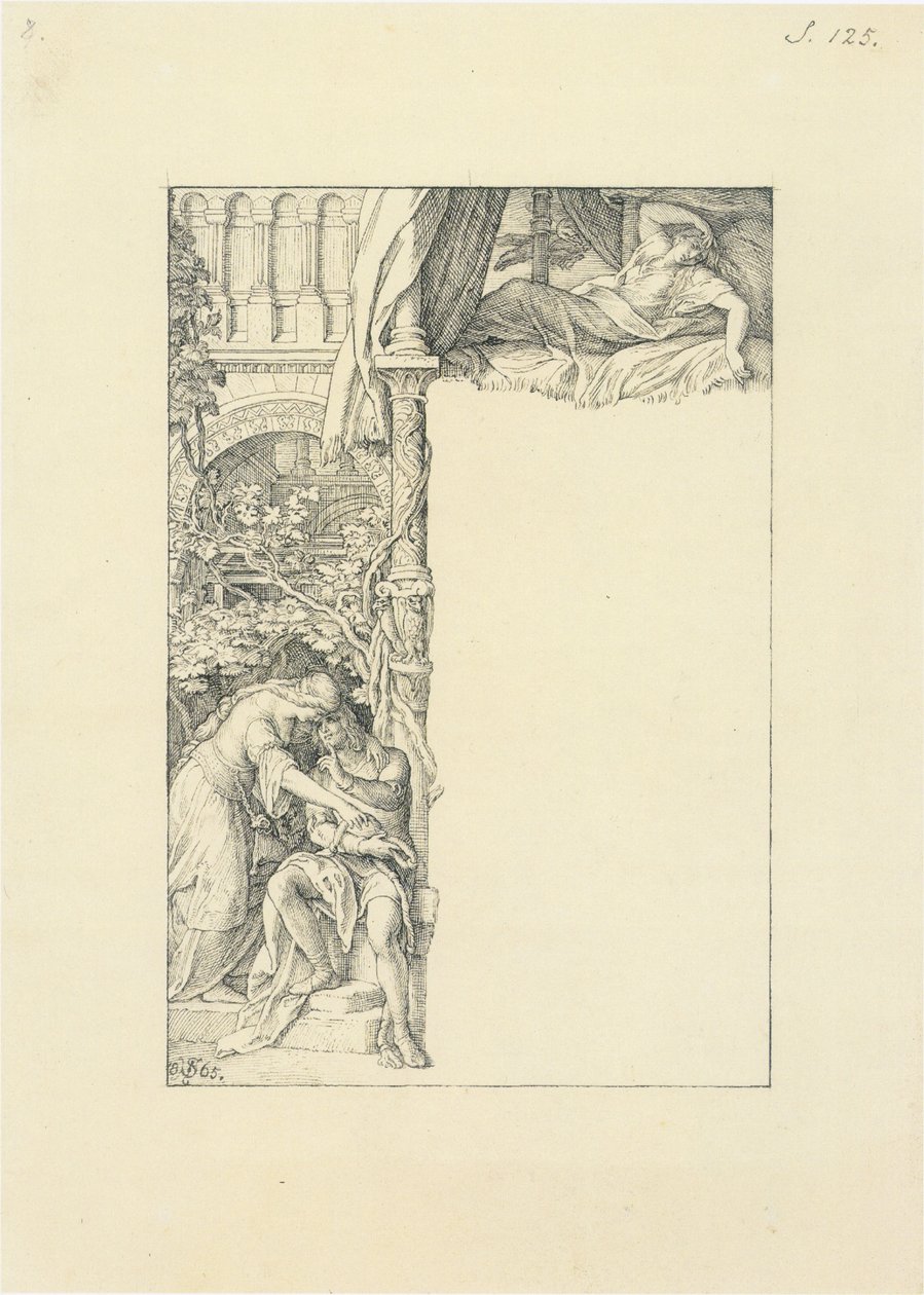 The Girdle Donation by Julius Schnorr von Carolsfeld