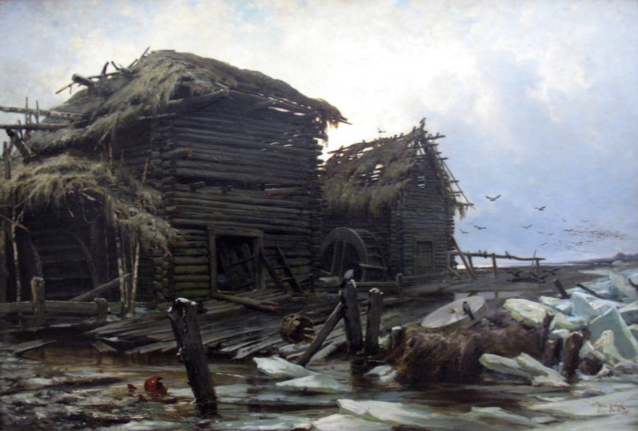 Abandoned Mill by Julius Sergius von Klever