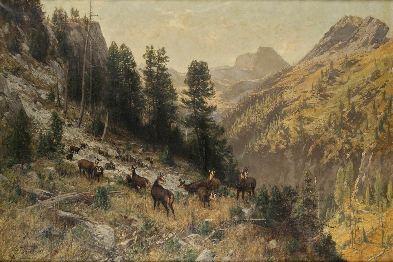 Autumn in the High Mountains by Julius Arthur Thiele