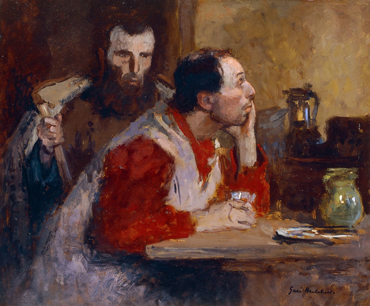 In a Tavern by Julius Gari Melchers