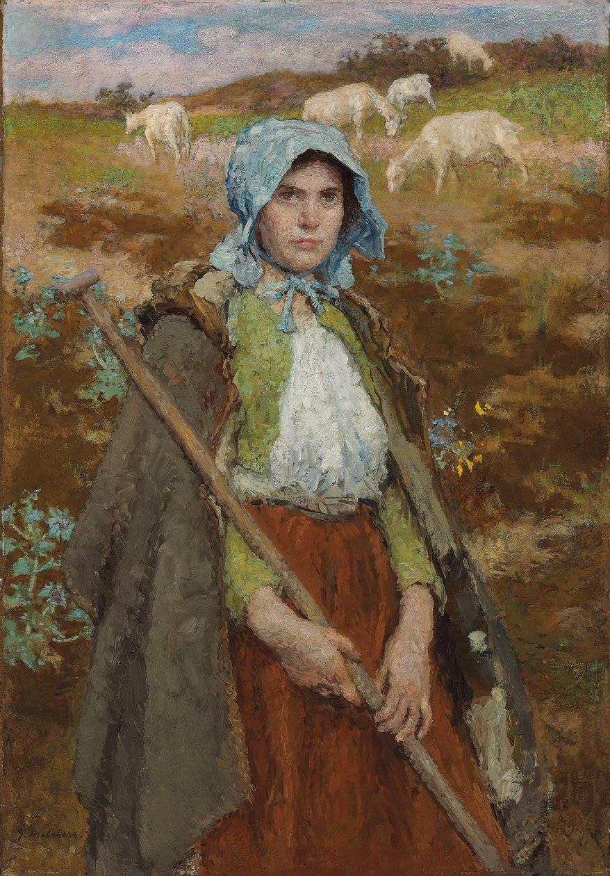 The Goatherd by Julius Gari Melchers