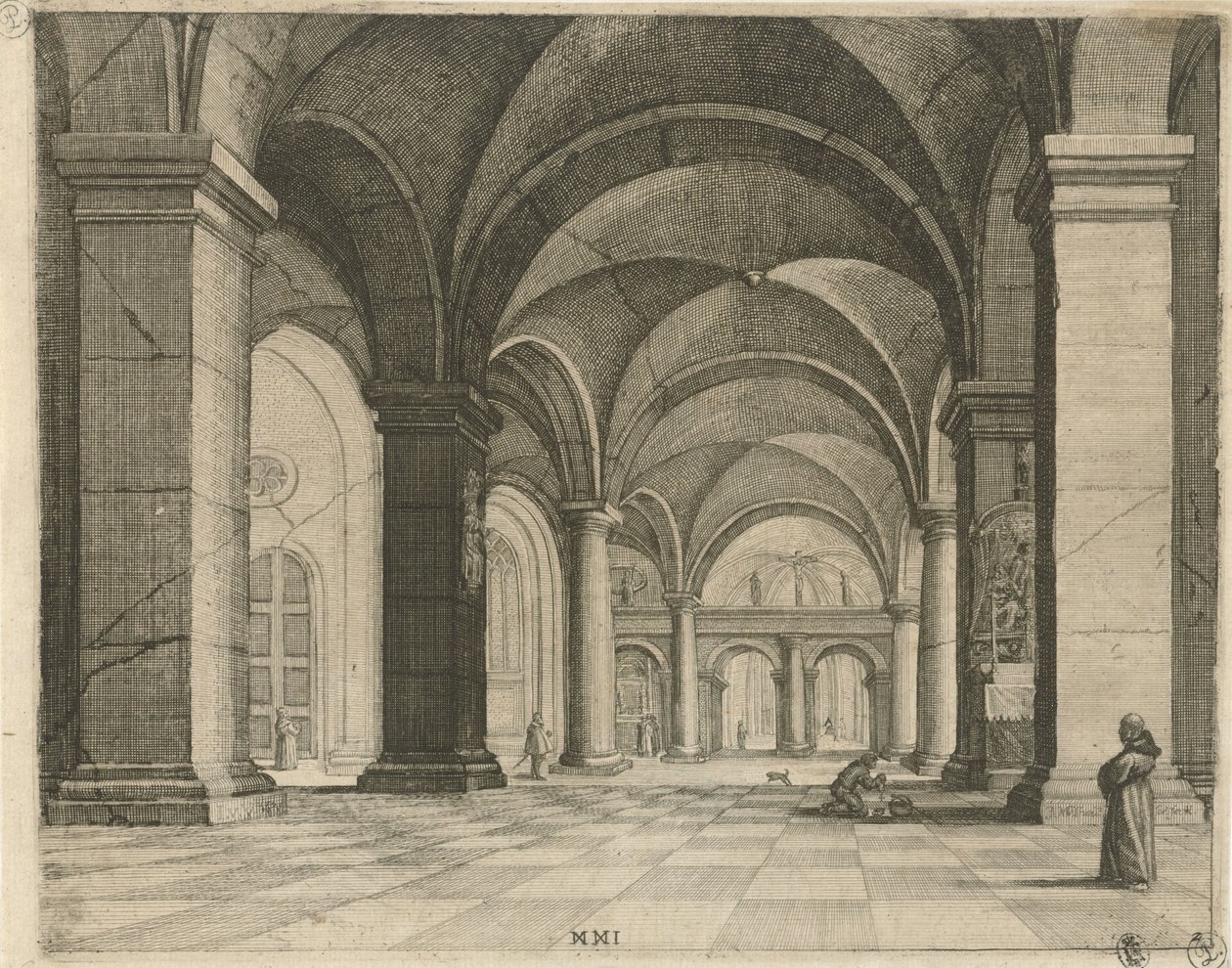 Church Interior by Julius Milheuser