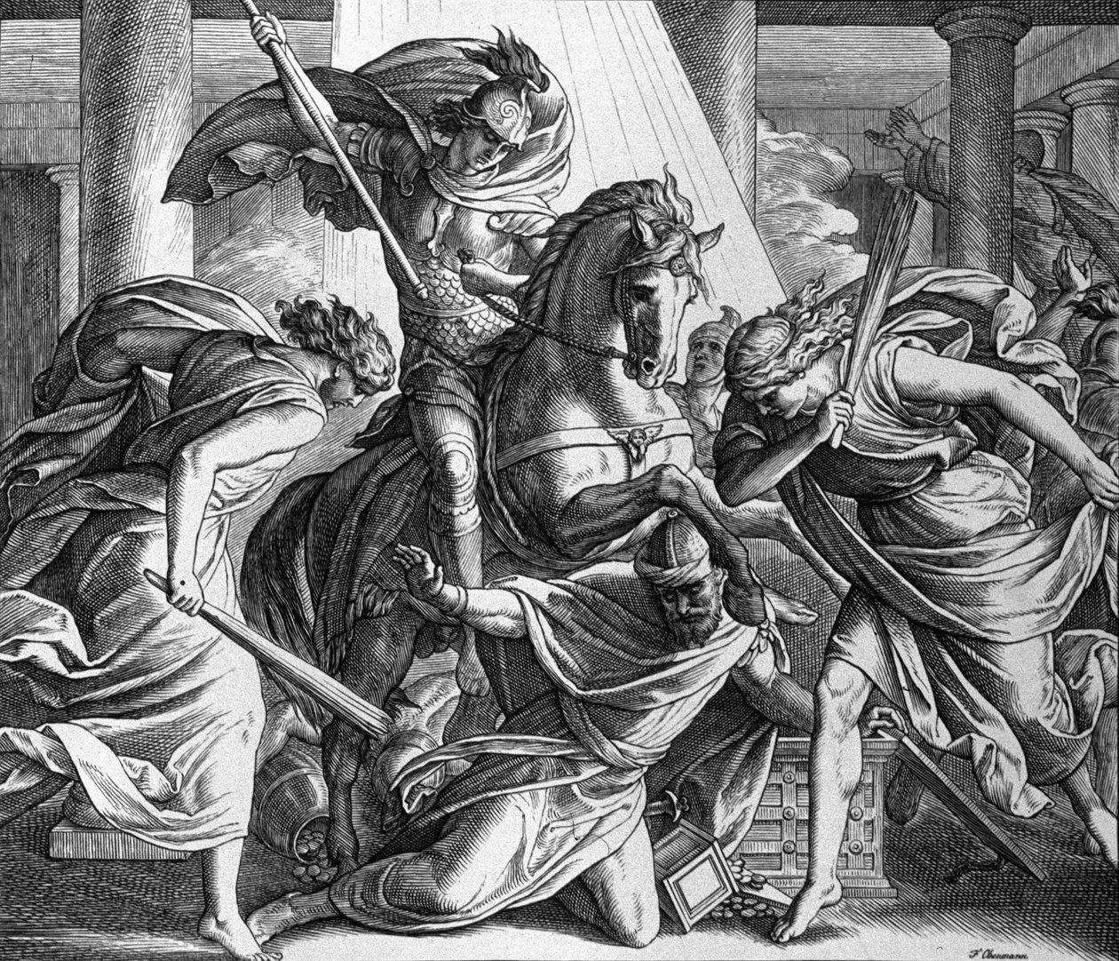 Expulsion of Heliodorus by Julius Schnorr von Carolsfeld