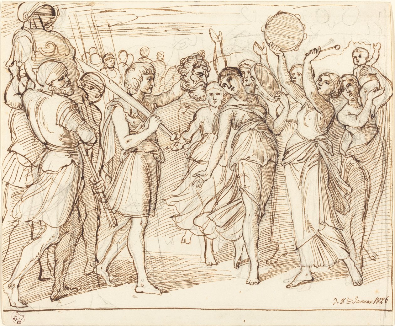 The Triumph of David by Julius Schnorr von Carolsfeld