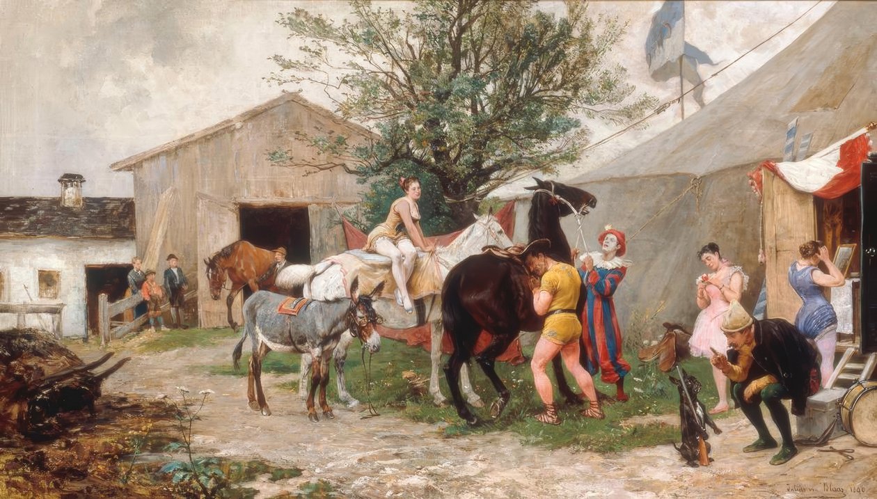 The Circus by Julius von Blaas
